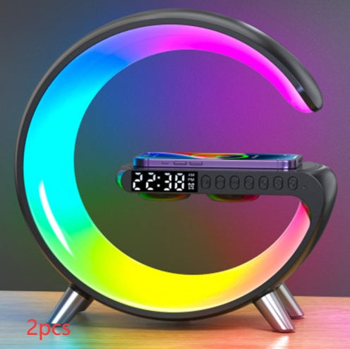 Smarte Atmosphärenlampe mit Wireless Charging & Bluetooth-Lautsprecher