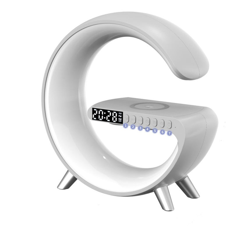 Smarte Atmosphärenlampe mit Wireless Charging & Bluetooth-Lautsprecher