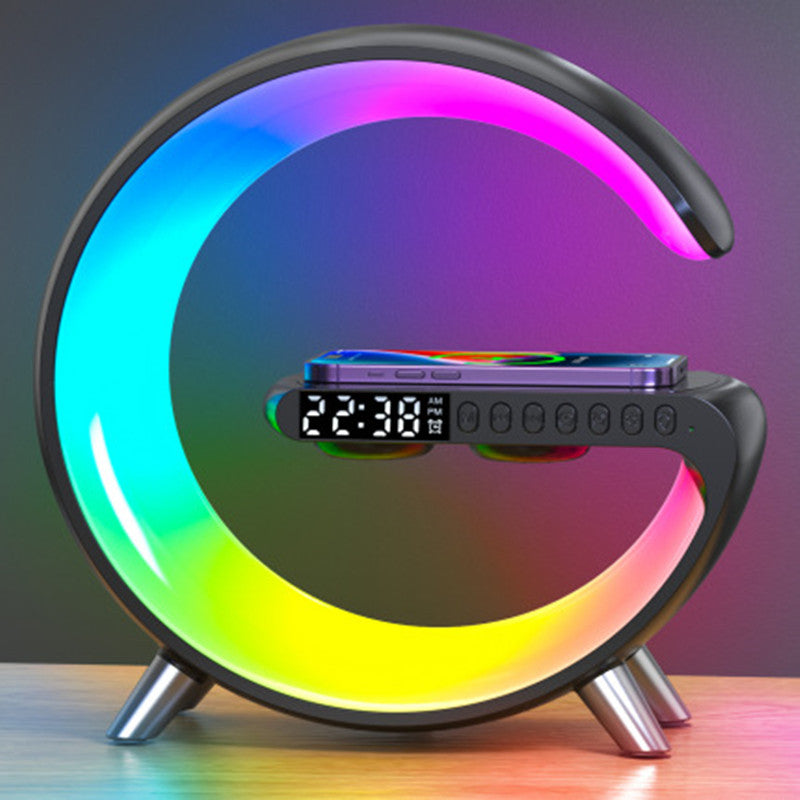 Smarte Atmosphärenlampe mit Wireless Charging & Bluetooth-Lautsprecher
