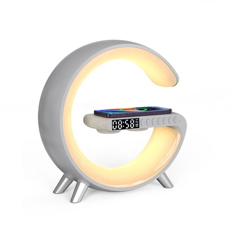 Smarte Atmosphärenlampe mit Wireless Charging & Bluetooth-Lautsprecher