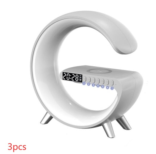 Smarte Atmosphärenlampe mit Wireless Charging & Bluetooth-Lautsprecher