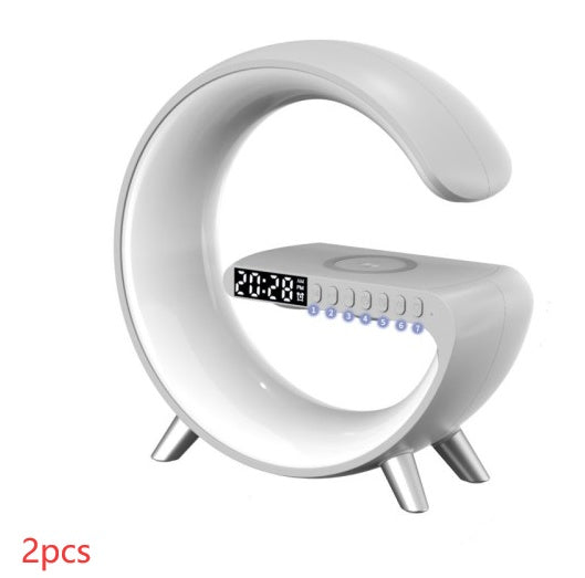 Smarte Atmosphärenlampe mit Wireless Charging & Bluetooth-Lautsprecher