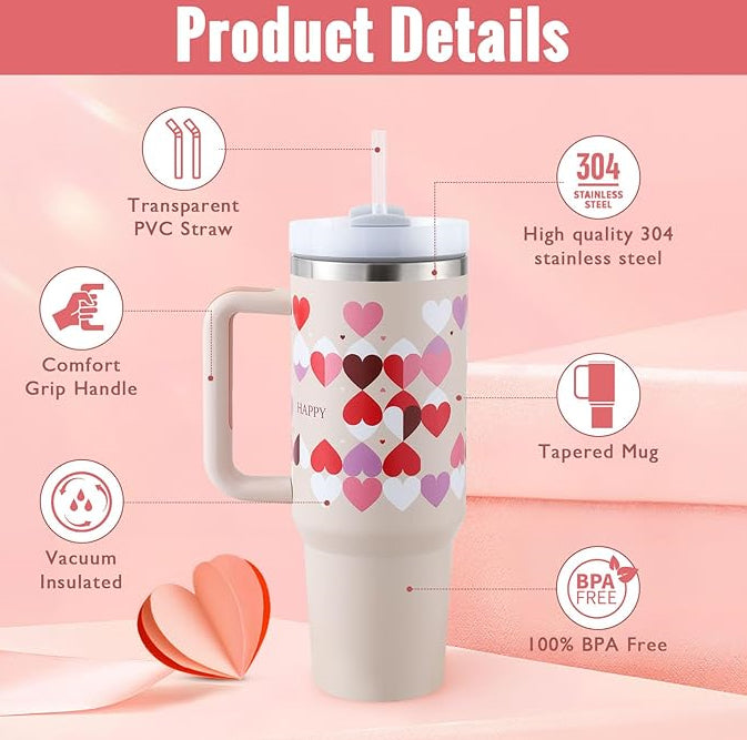 40oz Edelstahl Tumbler – Thermobecher mit 24h Kühlung & 12h Wärme